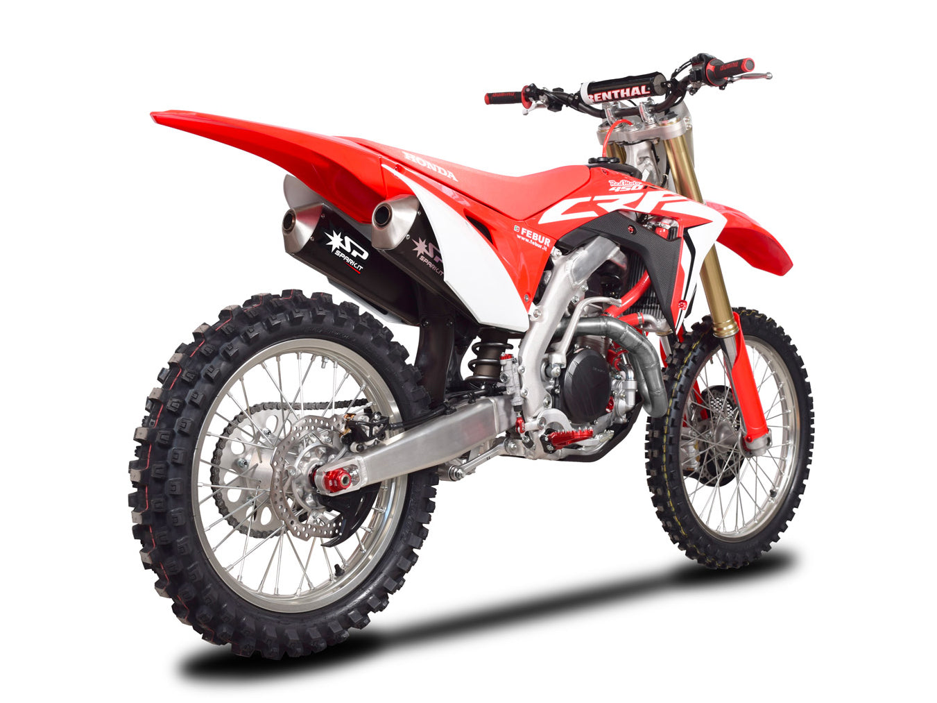 SPARK GHO8010 Honda CRF450 (17/19) Titanium Full Exhaust System "Off Road" (racing) – Accessories in the 2WheelsHero Motorcycle Aftermarket Accessories and Parts Online Shop