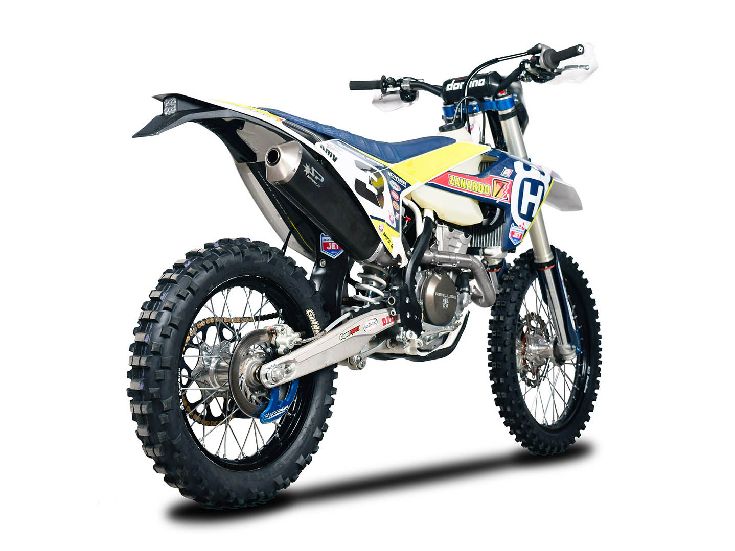 SPARK GHU8002 Husqvarna FE350 Enduro (2017) Dark Style Full Exhaust System "Off Road" (racing) – Accessories in the 2WheelsHero Motorcycle Aftermarket Accessories and Parts Online Shop