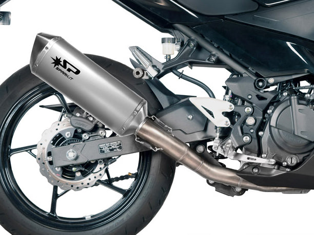 SPARK GKA8825 Kawasaki Ninja 400 (2018+) Titanium Full Exhaust System "Force" (racing)