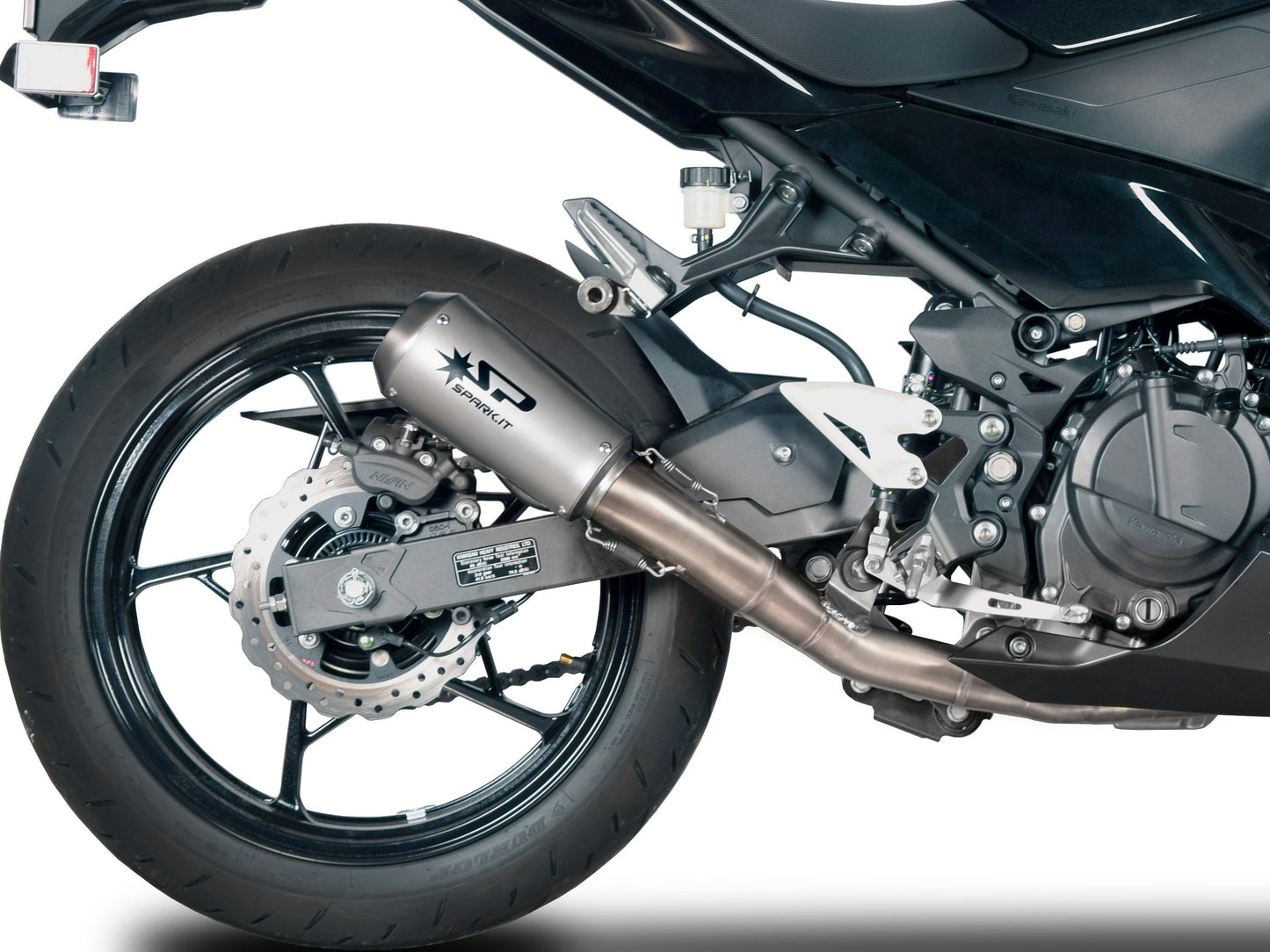 SPARK GKA8826 Kawasaki Ninja 400 (2018+) Titanium Full Exhaust System "MotoGP" (racing) – Accessories in the 2WheelsHero Motorcycle Aftermarket Accessories and Parts Online Shop