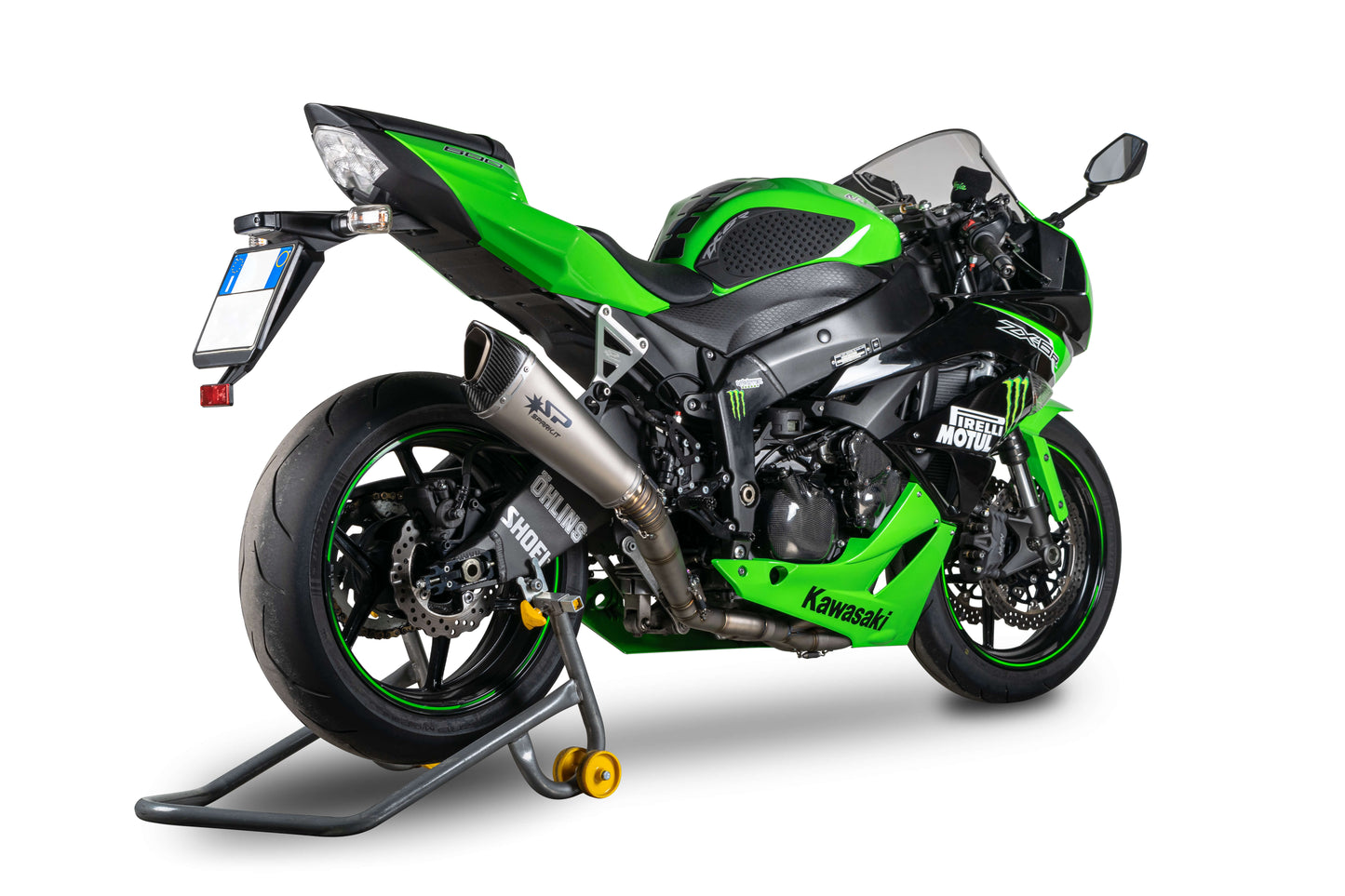 SPARK GKA8832 Kawasaki ZX-6R (2009+) Full Titanium Exhaust System "Konix" (racing) – Accessories in the 2WheelsHero Motorcycle Aftermarket Accessories and Parts Online Shop