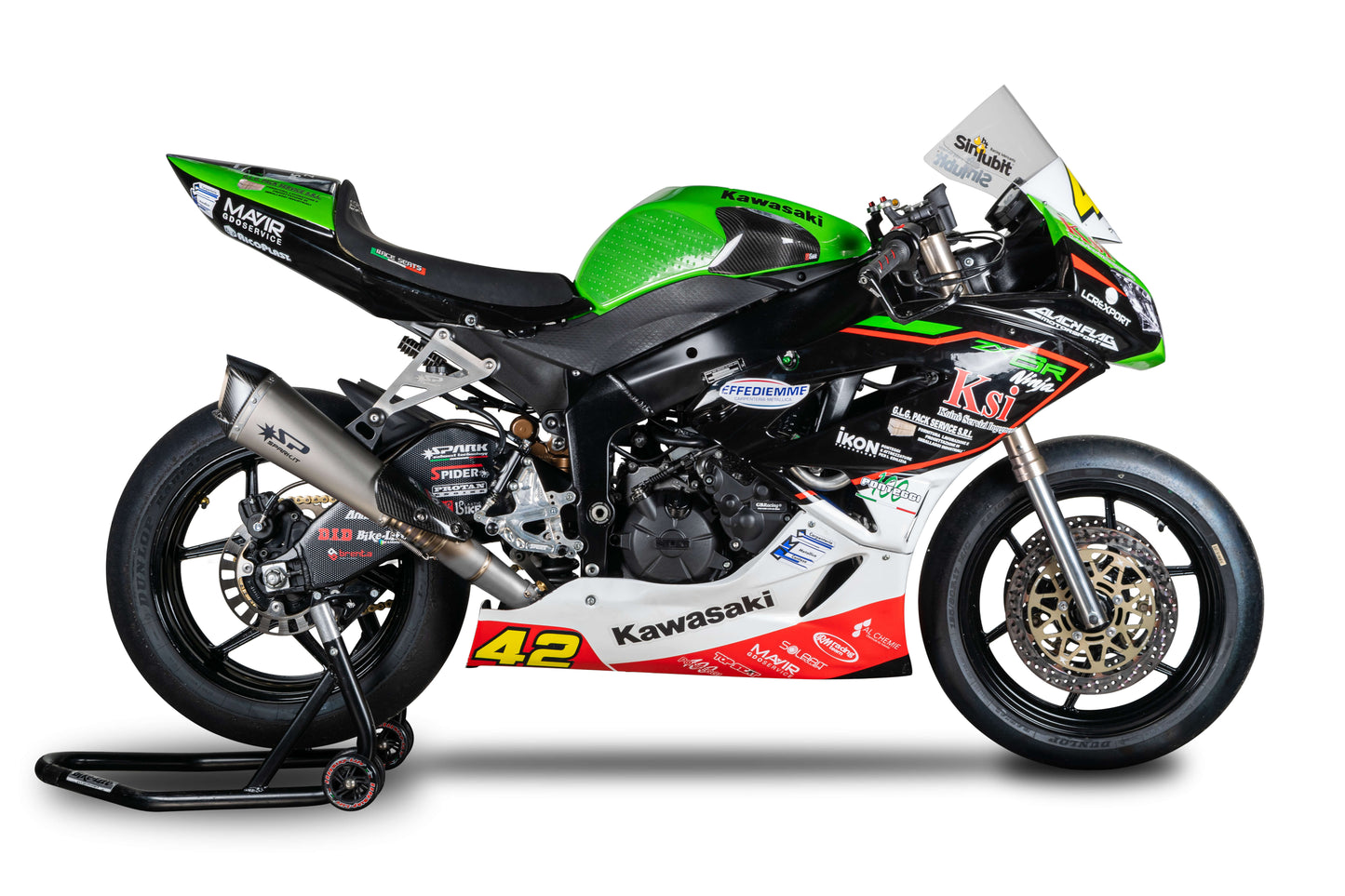 SPARK GKA8832 Kawasaki ZX-6R (2009+) Full Titanium Exhaust System "Konix" (racing) – Accessories in the 2WheelsHero Motorcycle Aftermarket Accessories and Parts Online Shop