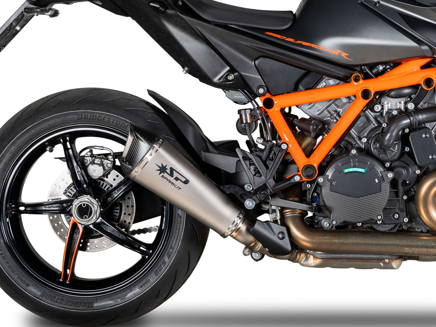 SPARK GKT0113 KTM 1290 / 1390 Super Duke R / R Evo (2020+) Titanium Slip-on Exhaust "KONIX EVO" (EU homologated) – Accessories in the 2WheelsHero Motorcycle Aftermarket Accessories and Parts Online Shop