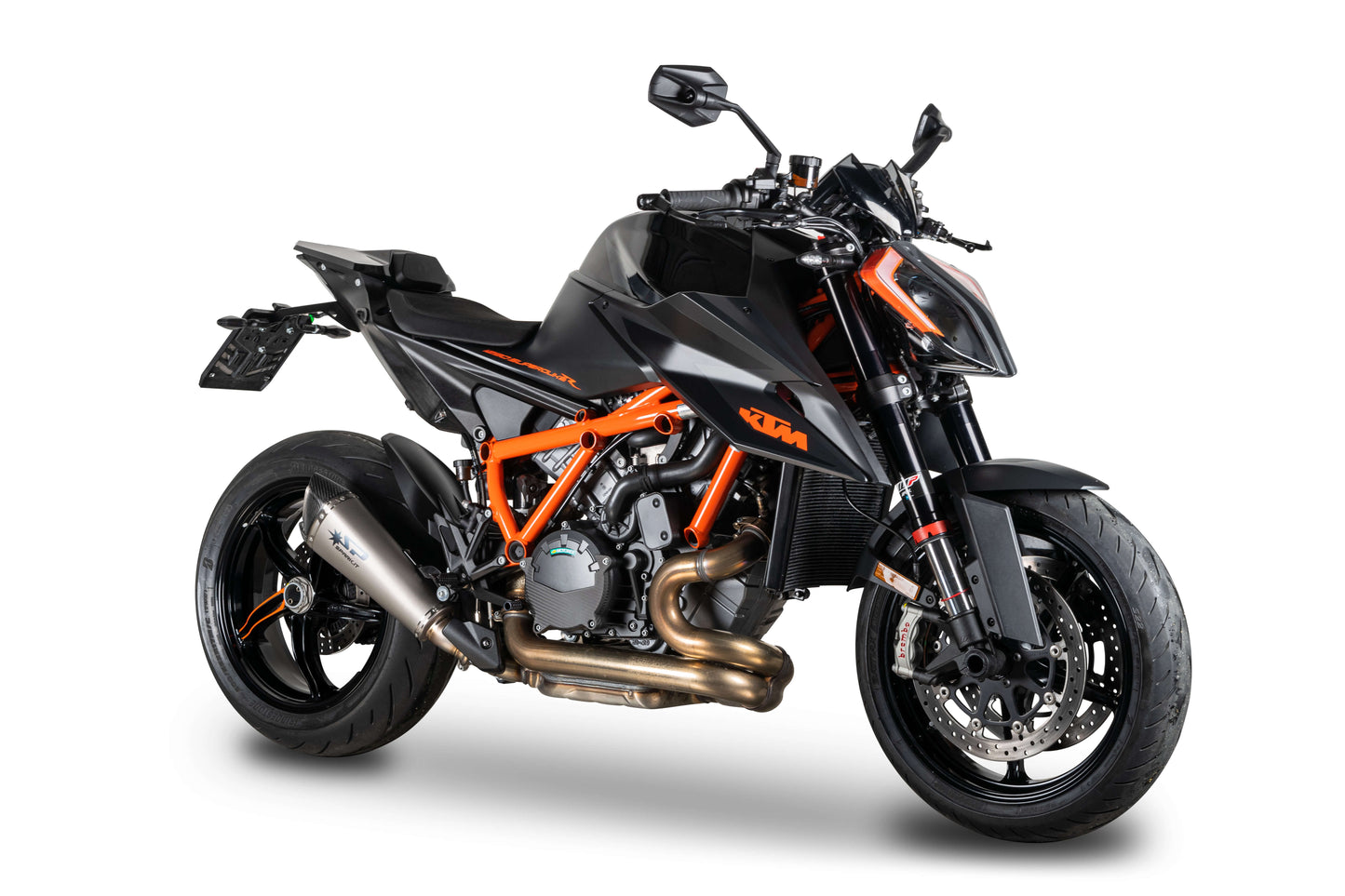 SPARK GKT0113 KTM 1290 / 1390 Super Duke R / R Evo (2020+) Titanium Slip-on Exhaust "KONIX EVO" (EU homologated) – Accessories in the 2WheelsHero Motorcycle Aftermarket Accessories and Parts Online Shop