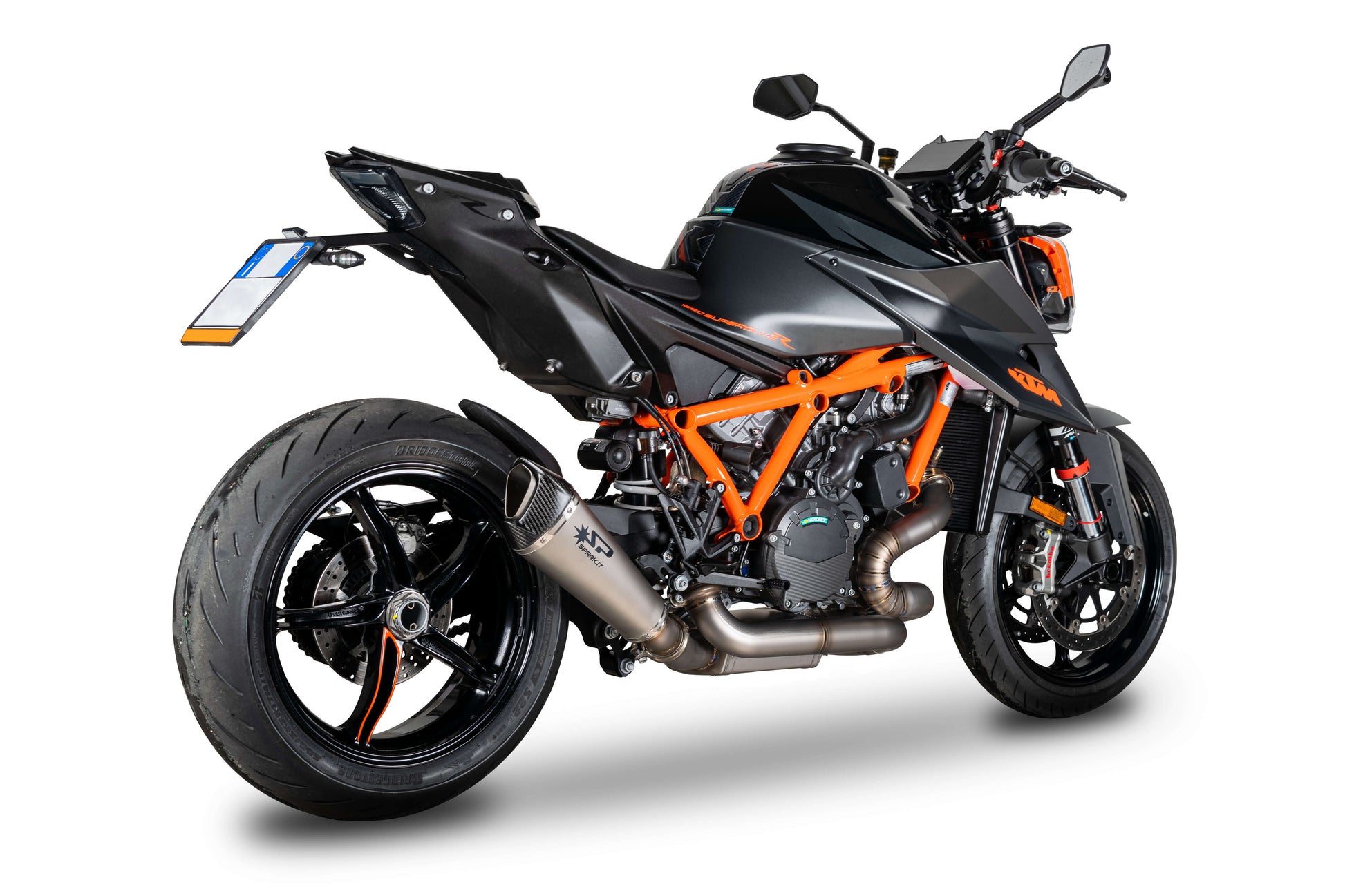 SPARK GKT0113 KTM 1290 / 1390 Super Duke R / R Evo (2020+) Titanium Slip-on Exhaust "KONIX EVO" (EU homologated) – Accessories in the 2WheelsHero Motorcycle Aftermarket Accessories and Parts Online Shop