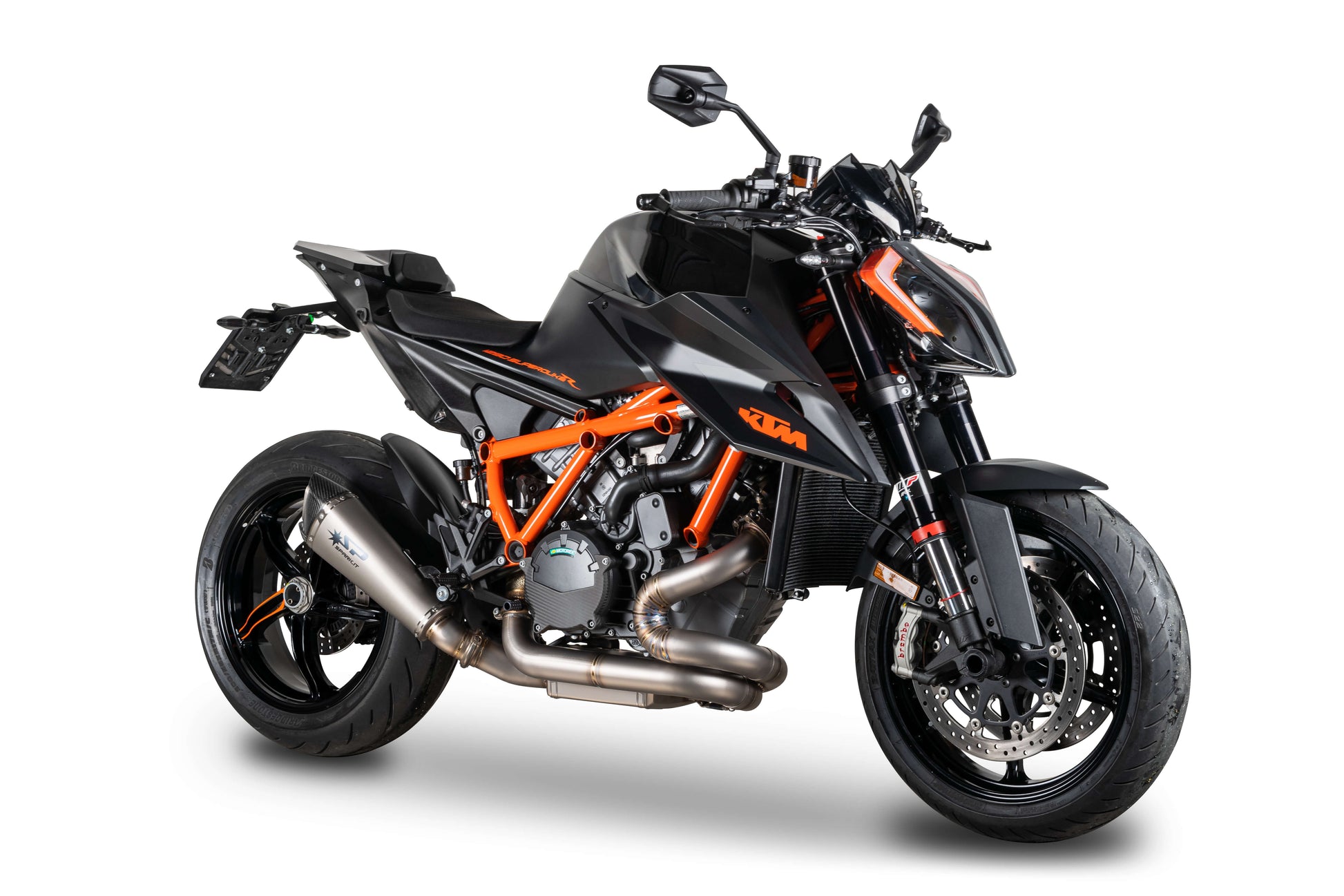 SPARK GKT0113 KTM 1290 / 1390 Super Duke R / R Evo (2020+) Titanium Slip-on Exhaust "KONIX EVO" (EU homologated) – Accessories in the 2WheelsHero Motorcycle Aftermarket Accessories and Parts Online Shop