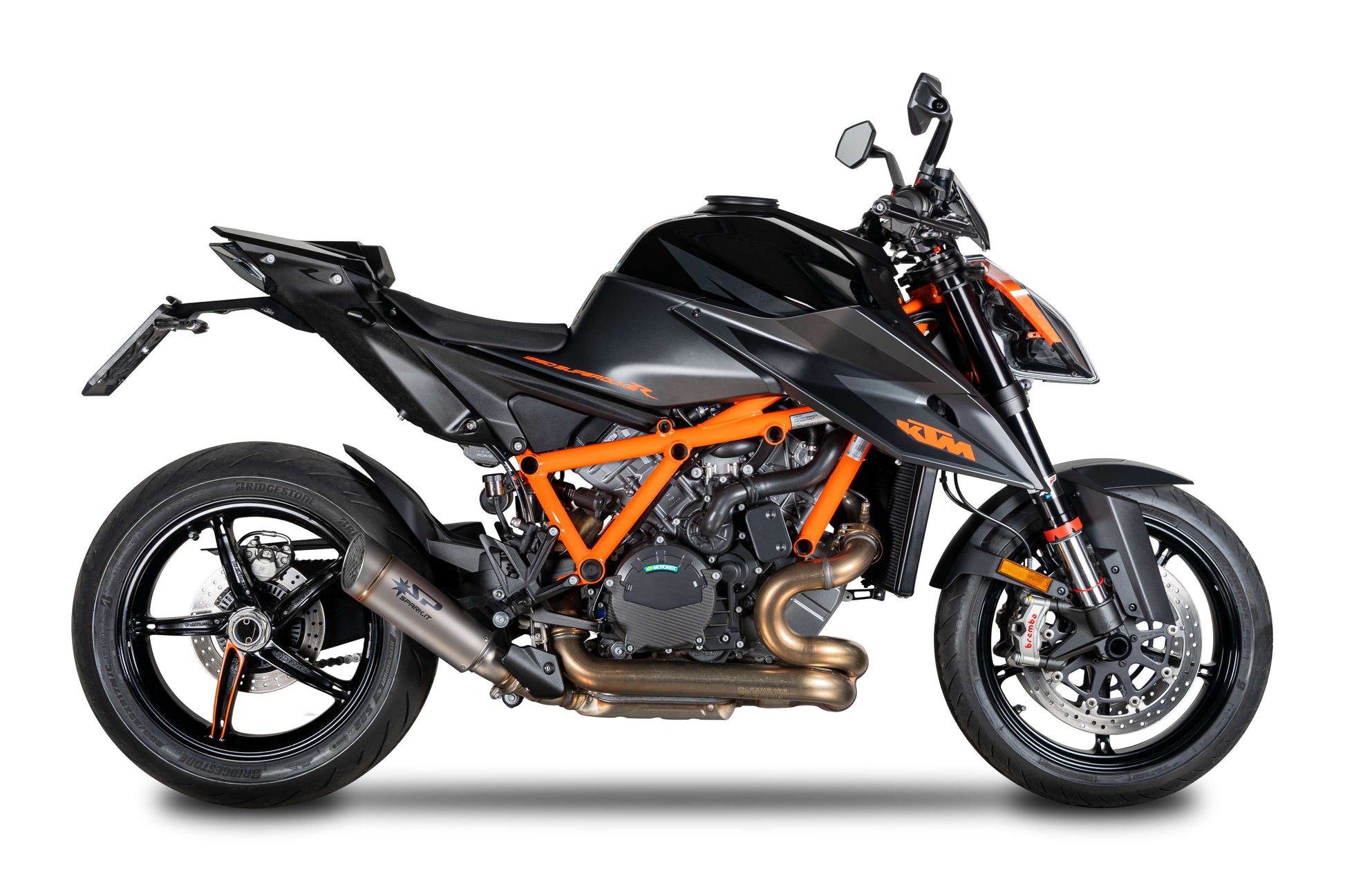 SPARK GKT0114 KTM 1290 / 1390 Super Duke R / R Evo (2020+) Titanium Slip-on Exhaust "Grid-O" (racing) – Accessories in the 2WheelsHero Motorcycle Aftermarket Accessories and Parts Online Shop