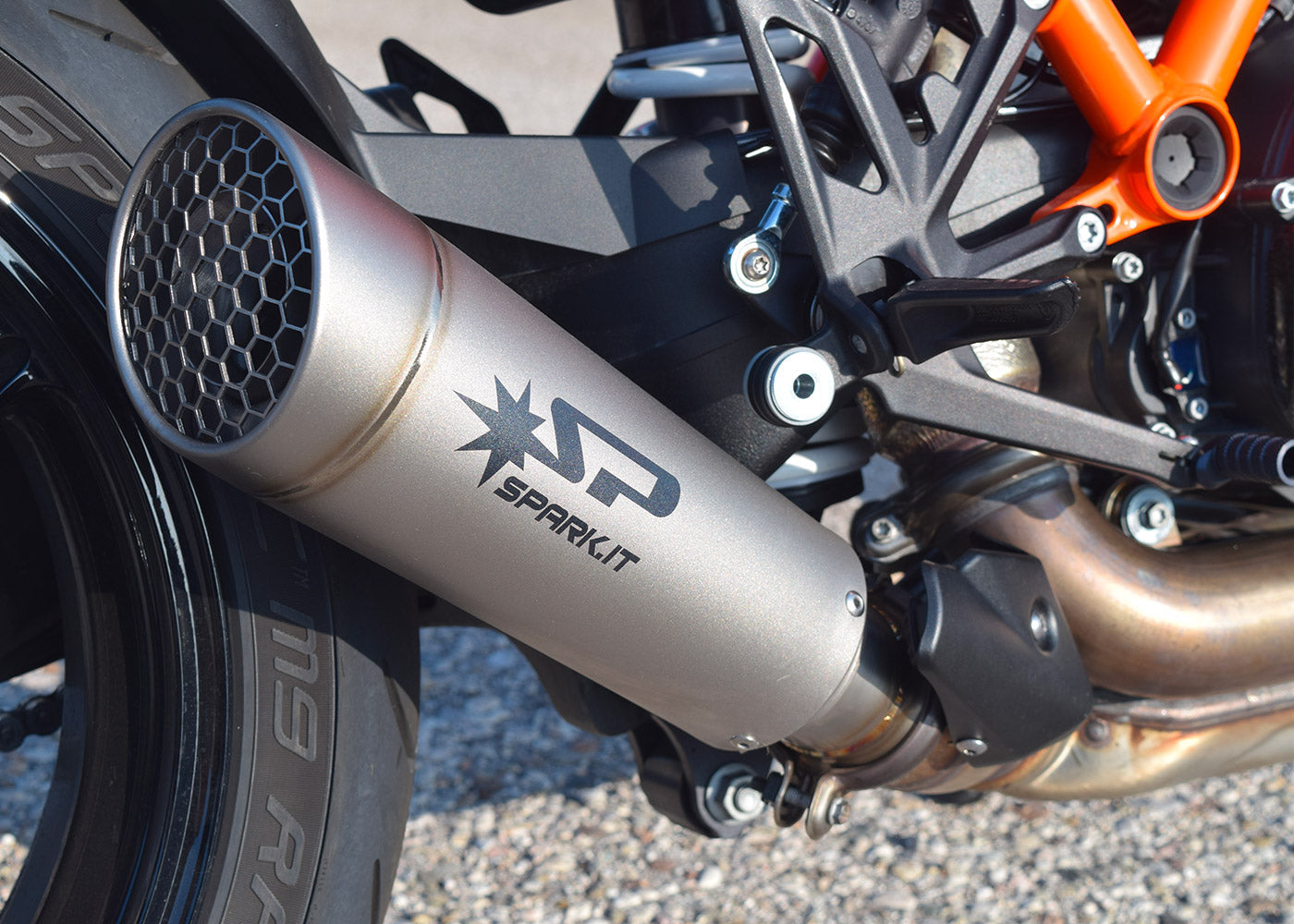 SPARK GKT0114 KTM 1290 / 1390 Super Duke R / R Evo (2020+) Titanium Slip-on Exhaust "Grid-O" (racing) – Accessories in the 2WheelsHero Motorcycle Aftermarket Accessories and Parts Online Shop