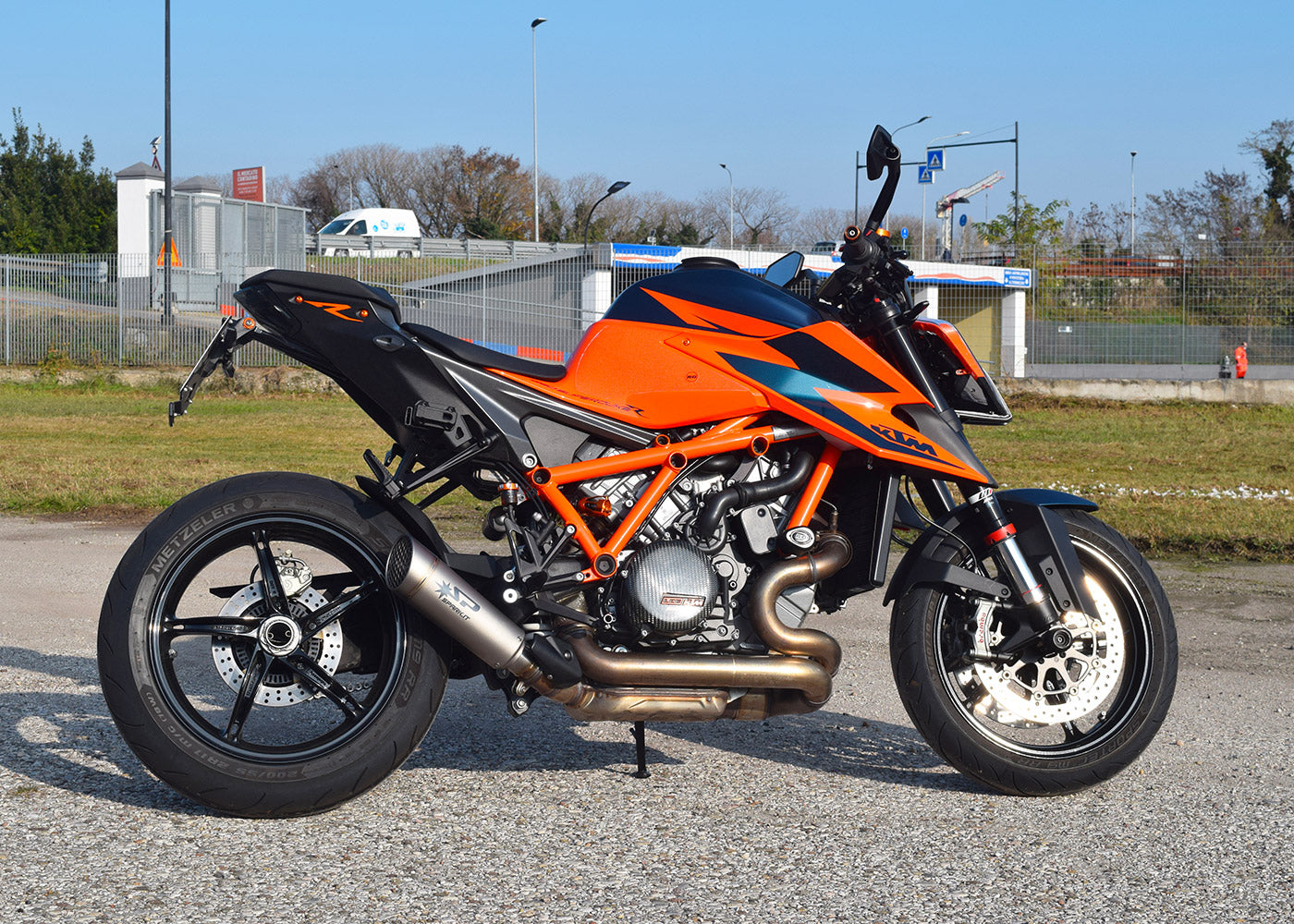 SPARK GKT0114 KTM 1290 / 1390 Super Duke R / R Evo (2020+) Titanium Slip-on Exhaust "Grid-O" (racing) – Accessories in the 2WheelsHero Motorcycle Aftermarket Accessories and Parts Online Shop