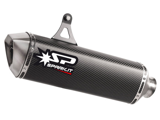 SPARK GKT0201 KTM 1090 / 1190 Adventure / 1290 Super Adventure (13/20) Slip-on Exhaust "Force" (approved; carbon) – Accessories in the 2WheelsHero Motorcycle Aftermarket Accessories and Parts Online Shop