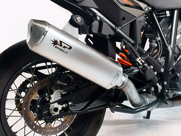 SPARK GKT0201 KTM 1090 / 1190 Adventure / 1290 Super Adventure (13/20) Slip-on Exhaust "Force" (approved; titanium)