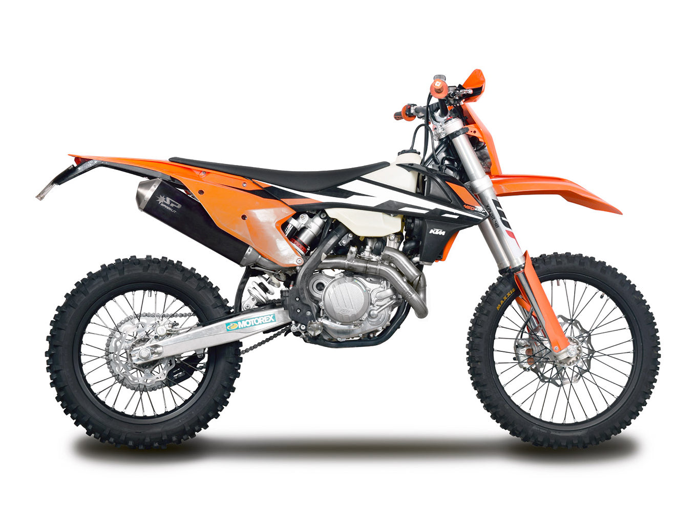 SPARK GKT8009 KTM SX-F 450 (2017) Dark Style Full Exhaust System "Off Road" (racing) – Accessories in the 2WheelsHero Motorcycle Aftermarket Accessories and Parts Online Shop