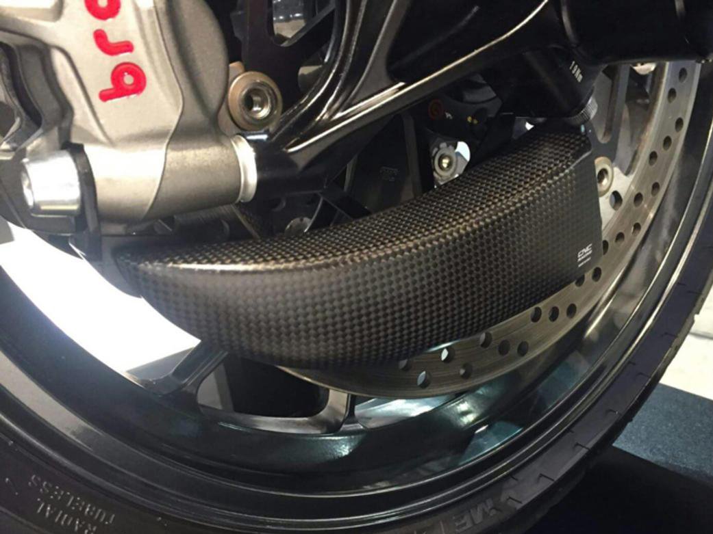 ZA701 - CNC RACING Ducati Hypermotard 1100 Evo SP Carbon Front Brake Cooler "GP Ducts"