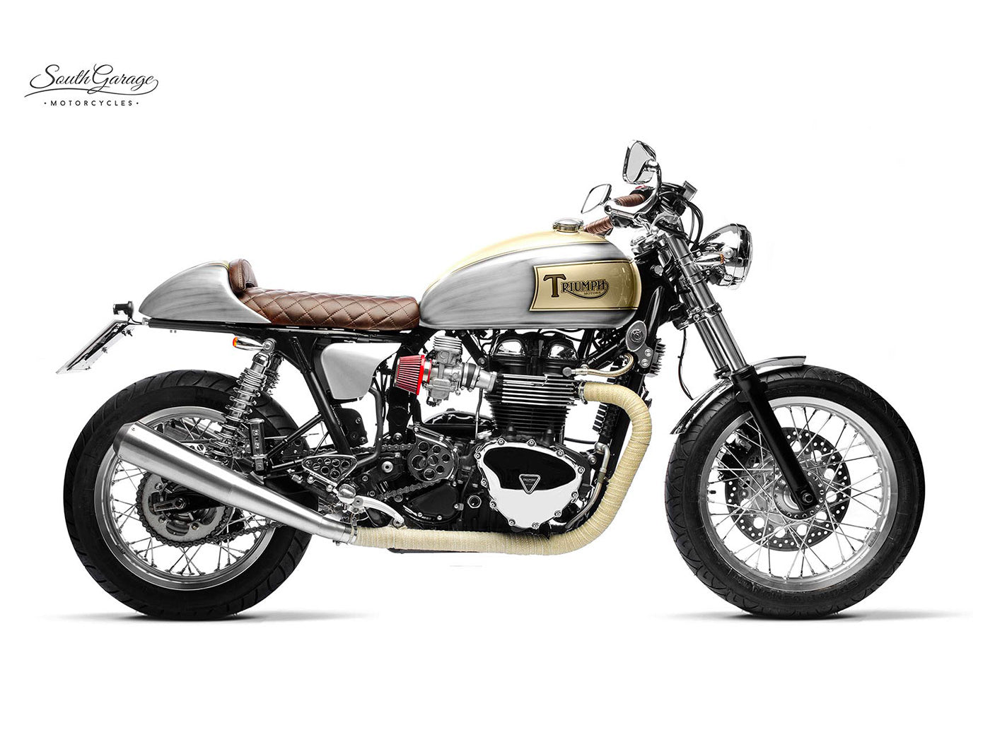 SPARK GTR0201 Triumph Bonneville (09/16) Double Slip-on Exhaust "70's" – Accessories in the 2WheelsHero Motorcycle Aftermarket Accessories and Parts Online Shop