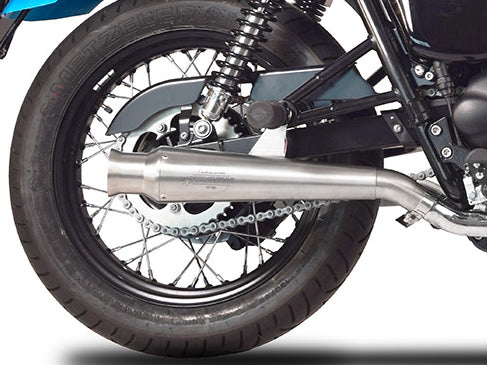 SPARK GTR0205 Triumph Bonneville T100 (02/16) Double Slip-on Exhaust "Trumpet" (racing) – Accessories in the 2WheelsHero Motorcycle Aftermarket Accessories and Parts Online Shop