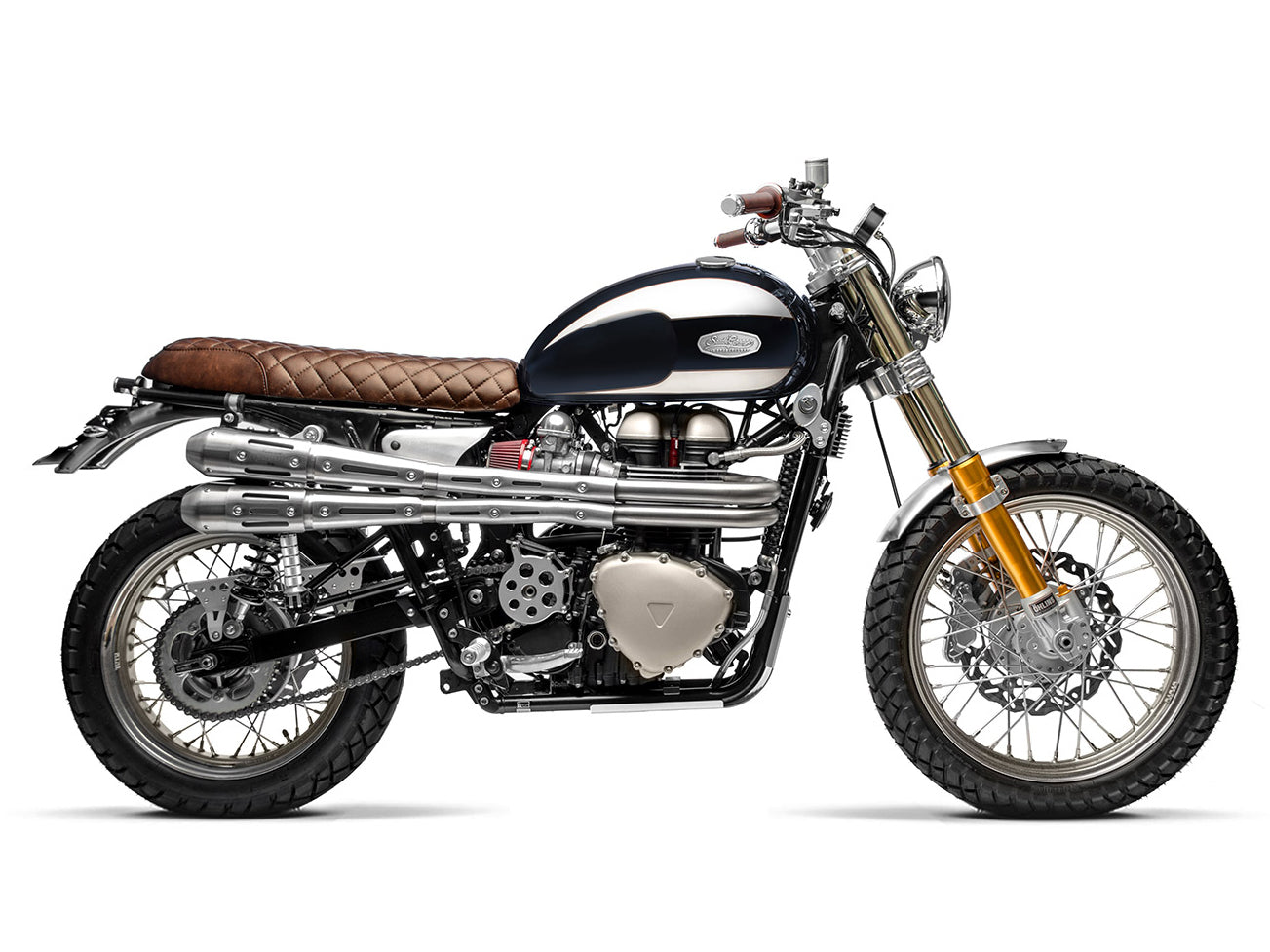 SPARK GTR8802 Triumph Scrambler 900 (04/16) Full Exhaust System "Custom Works" – Accessories in the 2WheelsHero Motorcycle Aftermarket Accessories and Parts Online Shop