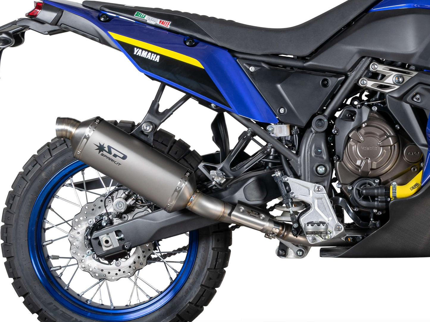 SPARK GYA1601 Yamaha Ténéré 700 (2019+) Slip-on Exhaust "Dakar" (EURO 5; titanium) – Accessories in the 2WheelsHero Motorcycle Aftermarket Accessories and Parts Online Shop