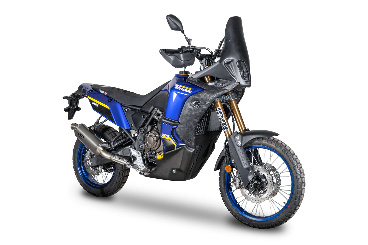 SPARK GYA1601 Yamaha Ténéré 700 (2019+) Slip-on Exhaust "Dakar" (EURO 5; titanium) – Accessories in the 2WheelsHero Motorcycle Aftermarket Accessories and Parts Online Shop