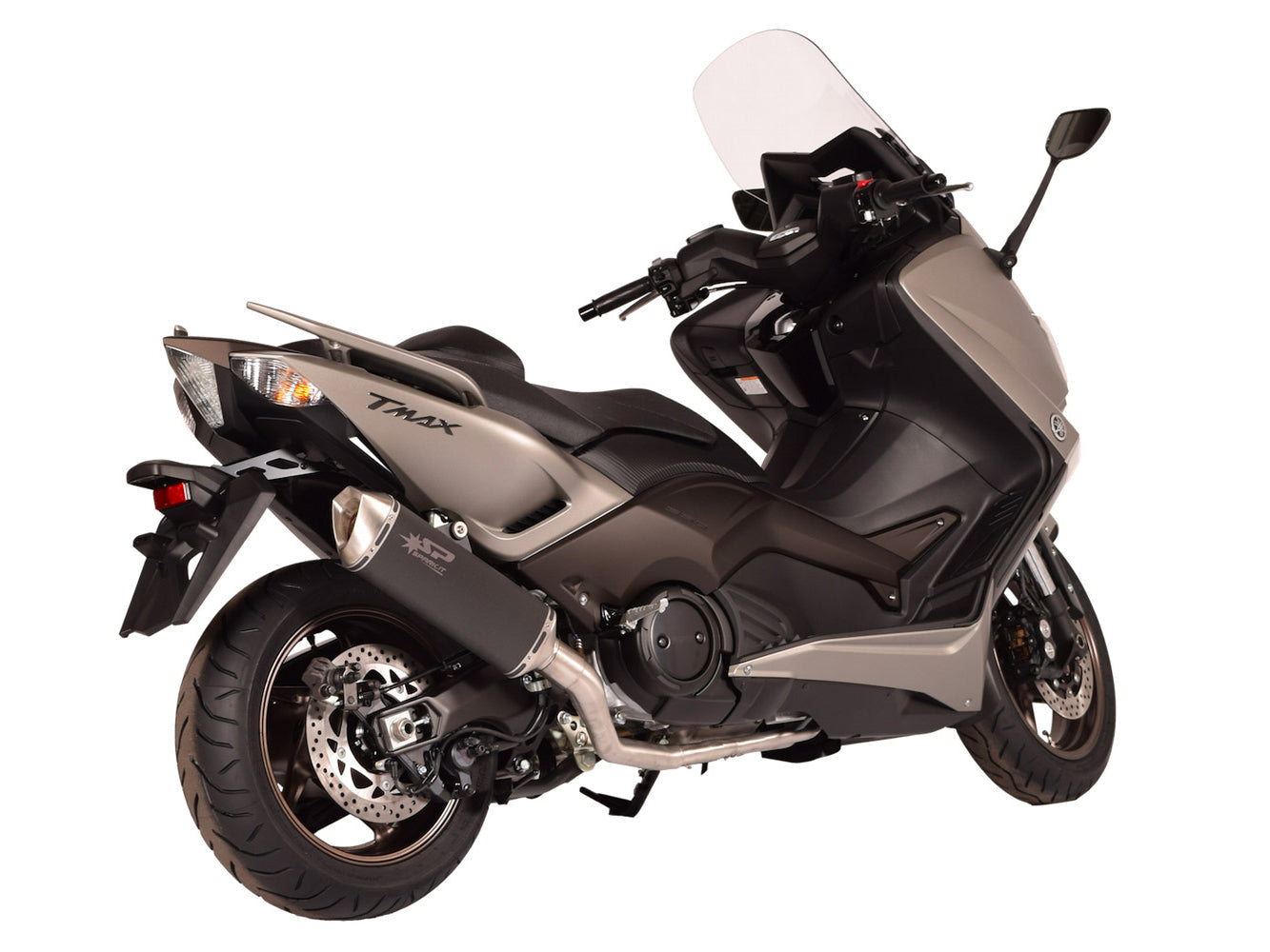 SPARK GYA8814 Yamaha TMAX 530 (12/16) Full Exhaust System "Force" (EU homologated; dark) – Accessories in the 2WheelsHero Motorcycle Aftermarket Accessories and Parts Online Shop