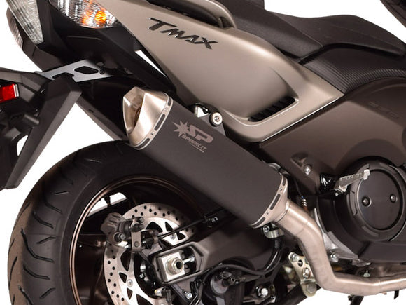 SPARK GYA8814 Yamaha TMAX 530 (12/16) Full Exhaust System "Force" (EU homologated; dark) – Accessories in the 2WheelsHero Motorcycle Aftermarket Accessories and Parts Online Shop