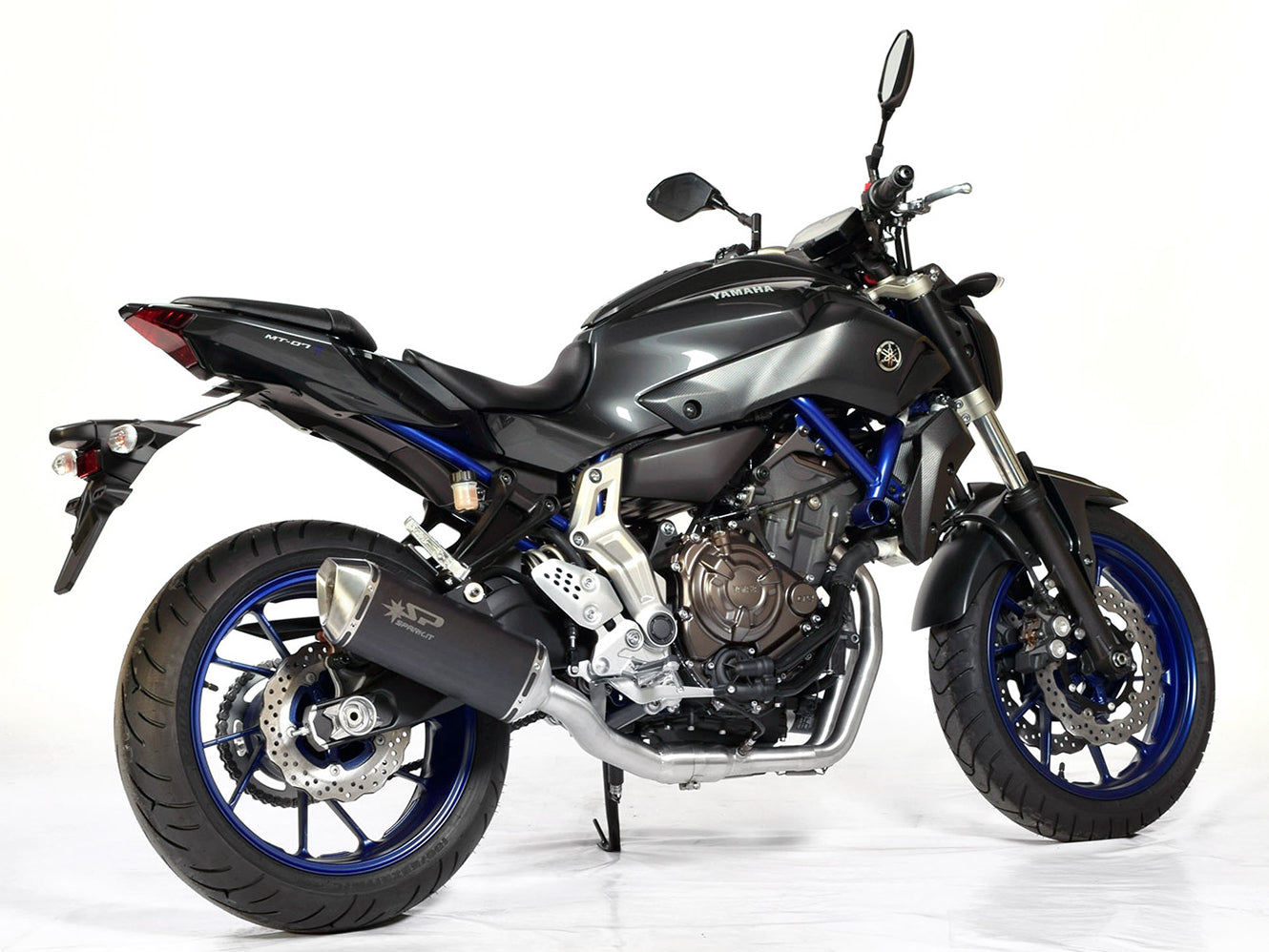 SPARK GYA8821 Yamaha MT-07 Full Exhaust System "Force" (EU homologated; lateral position) – Accessories in the 2WheelsHero Motorcycle Aftermarket Accessories and Parts Online Shop