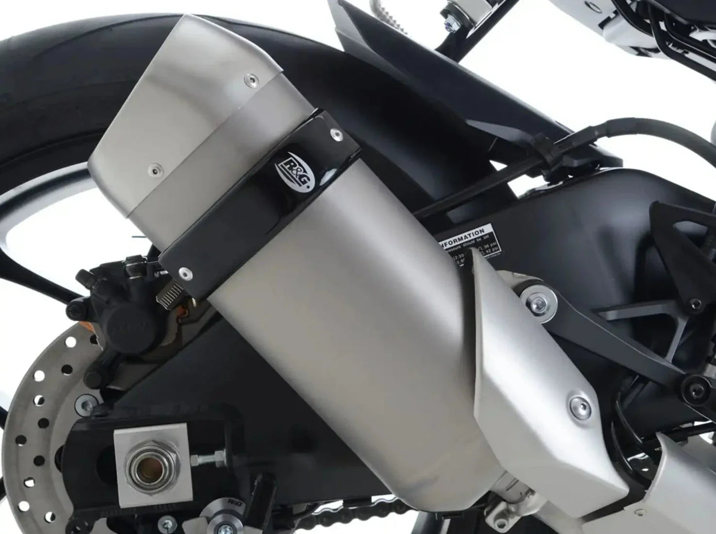 EP0020 - R&G RACING Exhaust Protector – Accessories in the 2WheelsHero Motorcycle Aftermarket Accessories and Parts Online Shop