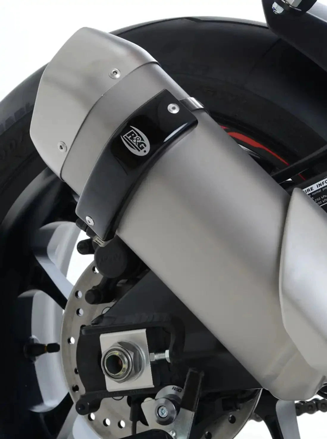 EP0020 - R&G RACING Exhaust Protector – Accessories in the 2WheelsHero Motorcycle Aftermarket Accessories and Parts Online Shop