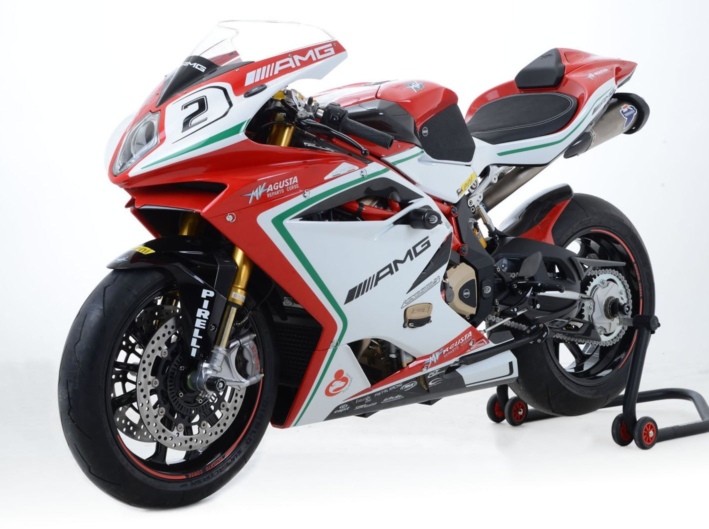 CP0398 - R&G RACING MV Agusta F4 1000 RC (15/18) Frame Crash Protection Sliders "Aero" – Accessories in the 2WheelsHero Motorcycle Aftermarket Accessories and Parts Online Shop