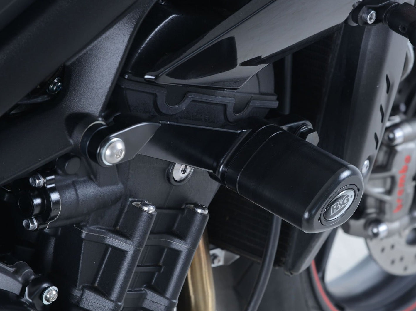 CP0430 - R&G RACING Triumph Street Triple S / R / RS Frame Crash Protection Sliders "Aero" – Accessories in the 2WheelsHero Motorcycle Aftermarket Accessories and Parts Online Shop