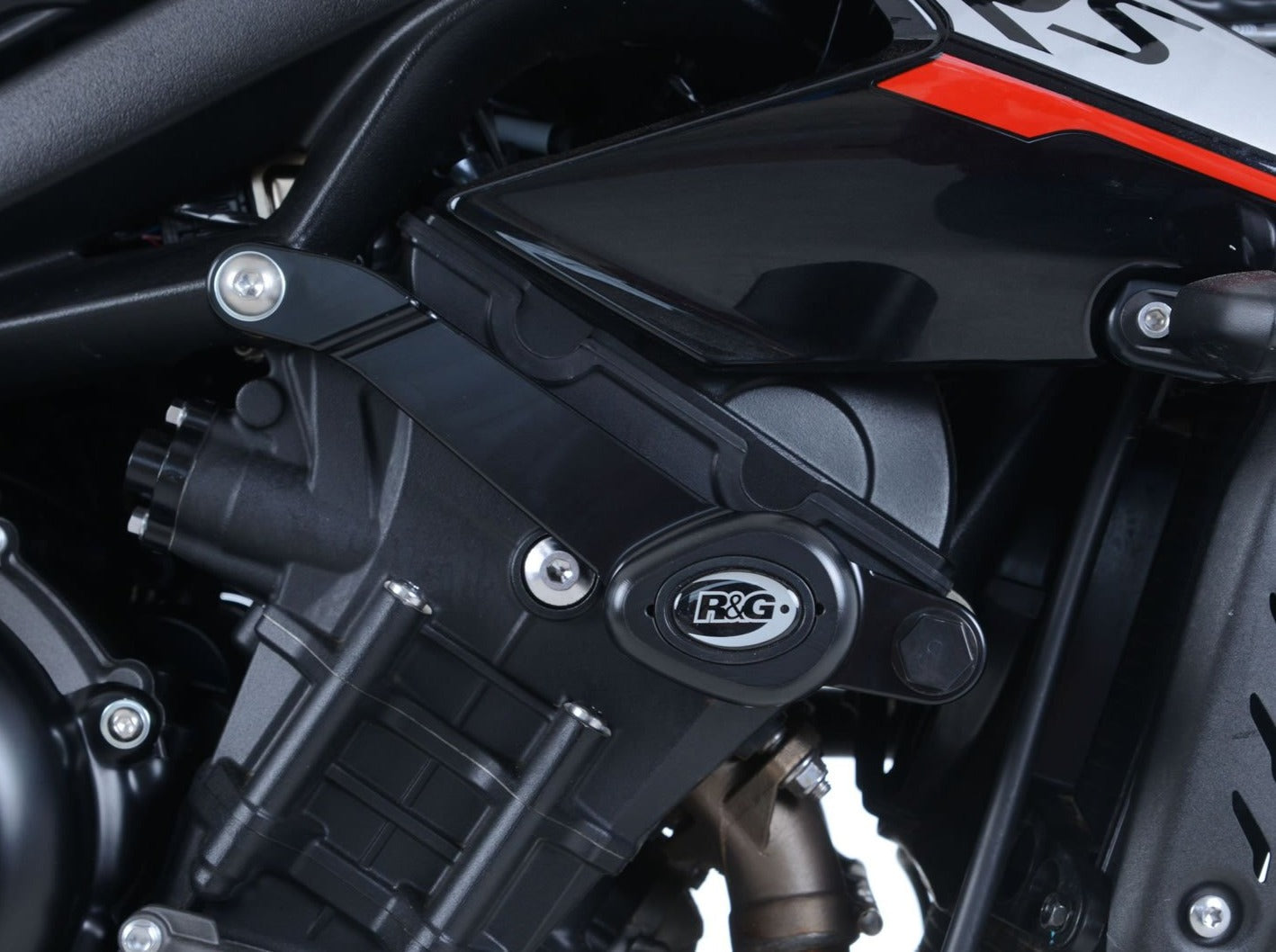 CP0430 - R&G RACING Triumph Street Triple S / R / RS Frame Crash Protection Sliders "Aero" – Accessories in the 2WheelsHero Motorcycle Aftermarket Accessories and Parts Online Shop