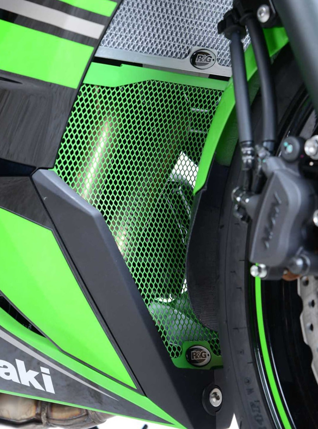 DG0023 - R&G RACING Kawasaki Ninja 650 (2017+) Downpipe Grill – Accessories in the 2WheelsHero Motorcycle Aftermarket Accessories and Parts Online Shop