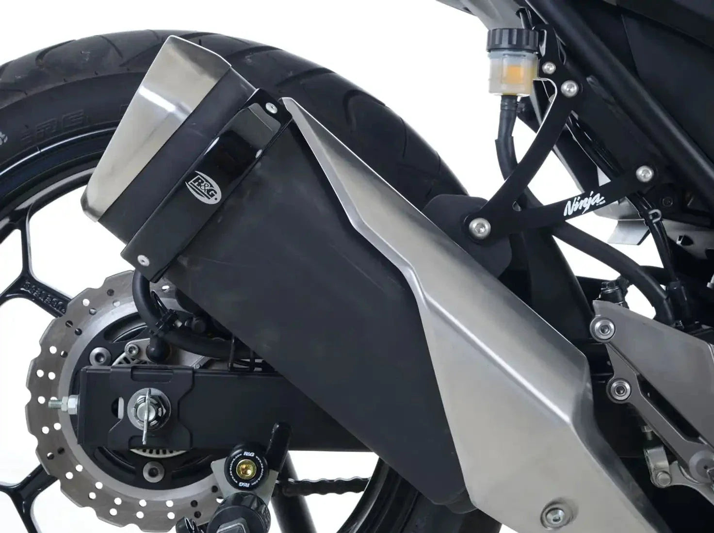 EP0014 - R&G RACING Exhaust Protector (wide type) – Accessories in the 2WheelsHero Motorcycle Aftermarket Accessories and Parts Online Shop