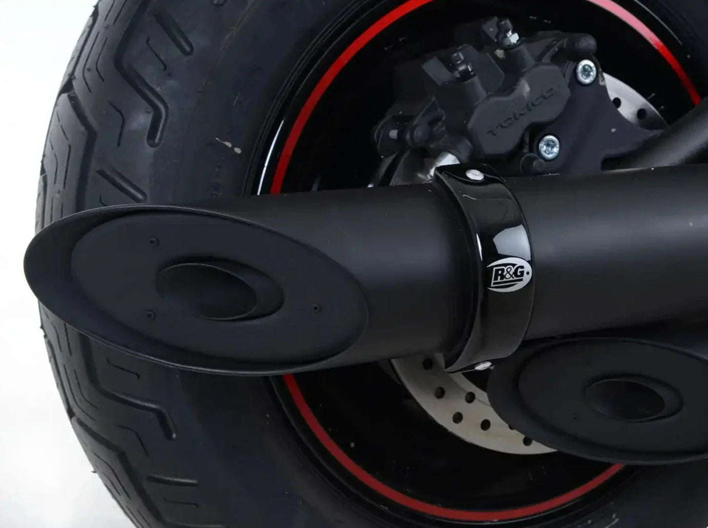 EP0013 - R&G RACING Round Exhaust Protector (arrow exhaust) – Accessories in the 2WheelsHero Motorcycle Aftermarket Accessories and Parts Online Shop