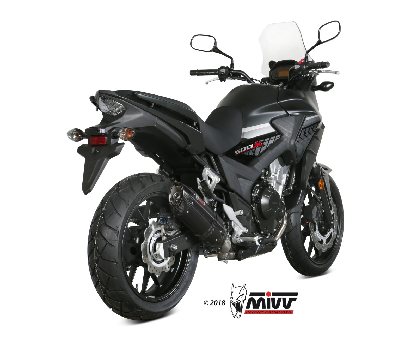 MIVV H.067 HONDA CB 500 X ( 2017 / 20 ) Slip On Exhaust "Suono" (black; approved) – Accessories in the 2WheelsHero Motorcycle Aftermarket Accessories and Parts Online Shop