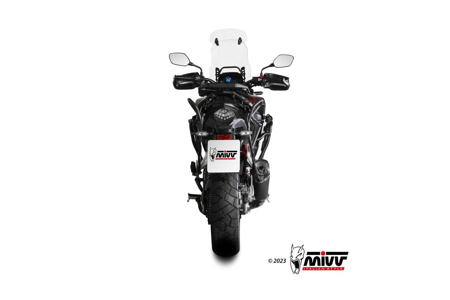 MIVV H.084 HONDA CB 500 X ( 2021+ ) Slip On Exhaust "Delta Race" (black; approved) – Accessories in the 2WheelsHero Motorcycle Aftermarket Accessories and Parts Online Shop