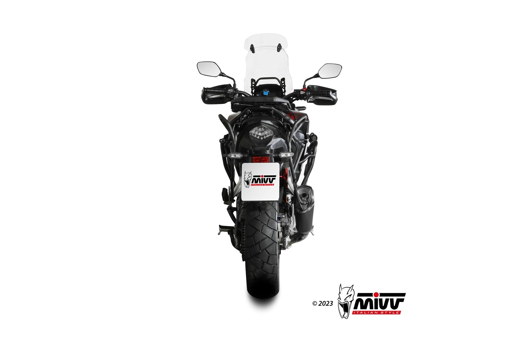 MIVV H.084 HONDA CB 500 X ( 2021+ ) Slip On Exhaust "Delta Race" (black; approved) – Accessories in the 2WheelsHero Motorcycle Aftermarket Accessories and Parts Online Shop