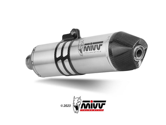 MIVV M.HU.010 HUSQVARNA 701 ENDURO / SUPERMOTO ( 2021+ ) Slip on Exhaust "STR-1" (titanium; approved) – Accessories in the 2WheelsHero Motorcycle Aftermarket Accessories and Parts Online Shop