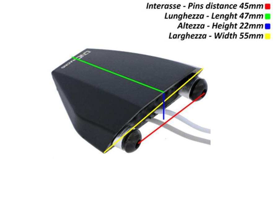 ID013 - CNC RACING LED License Plate Light "UFIX" (approved)