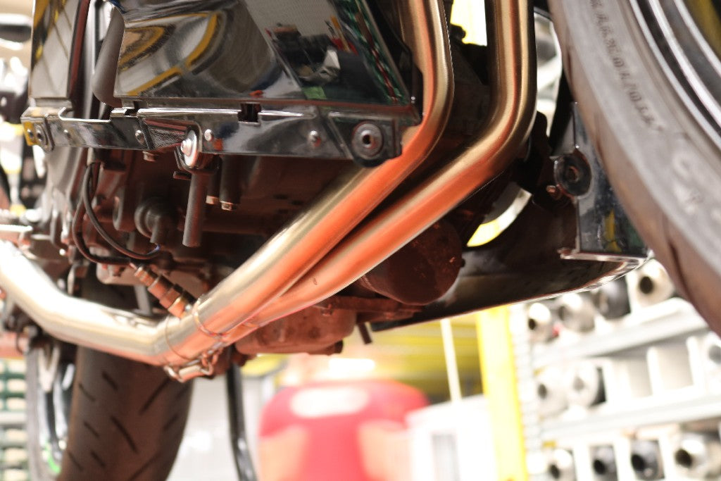 GPR Kawasaki Ninja 400 Full Exhaust System "M3 Titanium Natural"