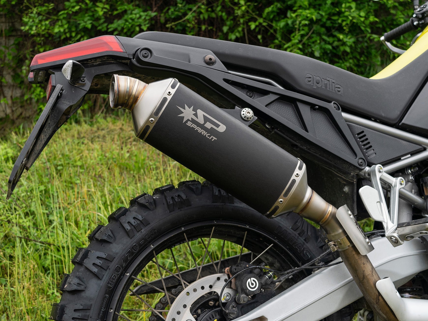 SPARK GAP0501 Aprilia Tuareg 660 (2022+) Slip-on Exhaust "Dakar" (EU homologated) – Accessories in the 2WheelsHero Motorcycle Aftermarket Accessories and Parts Online Shop