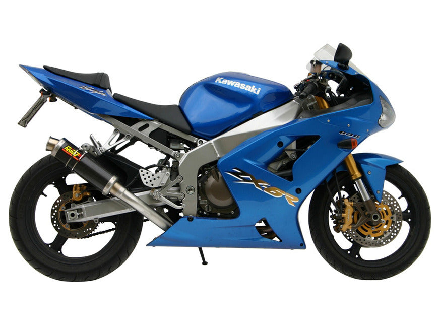 MIVV K.009 KAWASAKI ZX-6 RR ( 2003 - 04 ) Slip On Exhaust "GP" (carbon; approved) – Accessories in the 2WheelsHero Motorcycle Aftermarket Accessories and Parts Online Shop