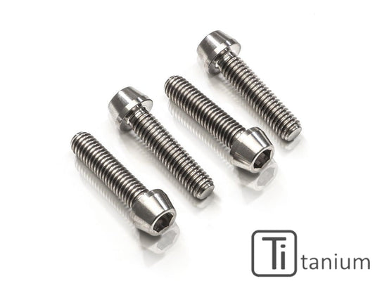 KV381X - CNC RACING Ducati Titanium Front Axle Clamp Screws (M6x30)