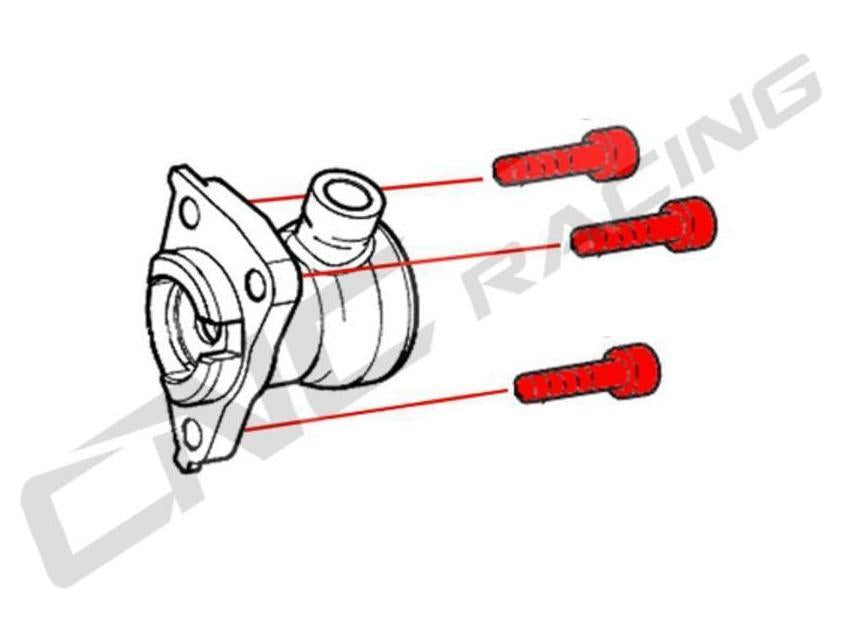 KV384X - CNC RACING Ducati Titanium Clutch Slave Cylinder Screws set (M6x16)