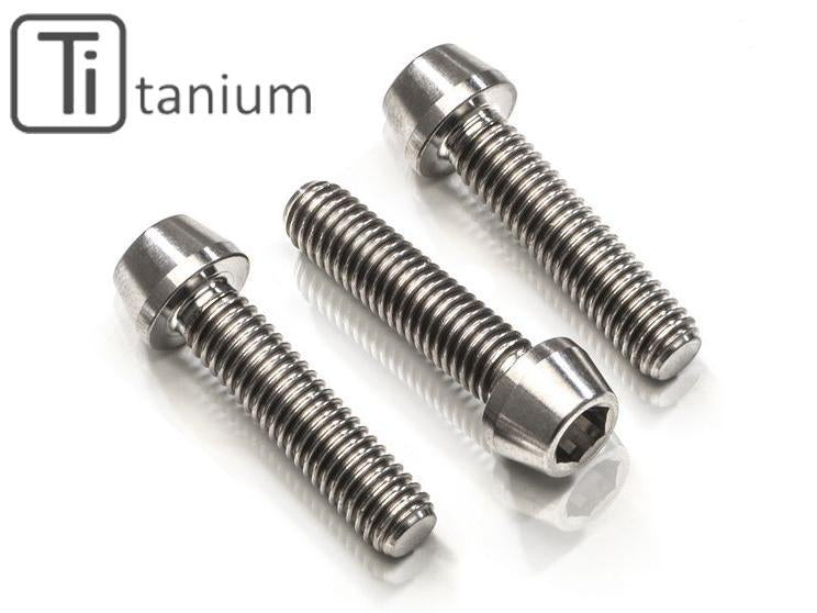 KV388X - CNC RACING Ducati Titanium Triple Clamps Top Screws (M8x25)