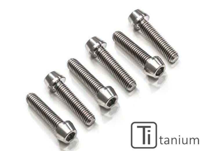 KV390X - CNC RACING Ducati Panigale Titanium Triple Clamps Bottom Bolts (M6x20)