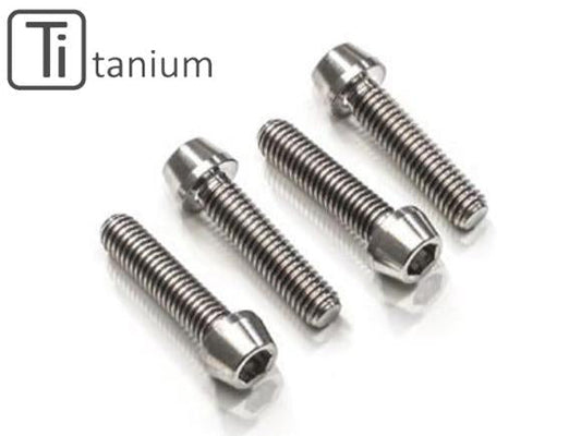 KV395X - CNC RACING Ducati Titanium Handlebar Clamp Bolts (M8x30)