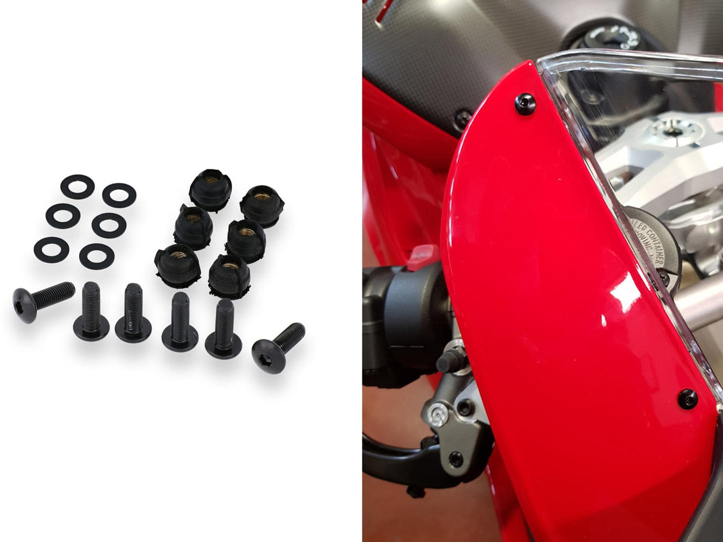 KV435 - CNC RACING Ducati Panigale V4 Screen Bolts kit