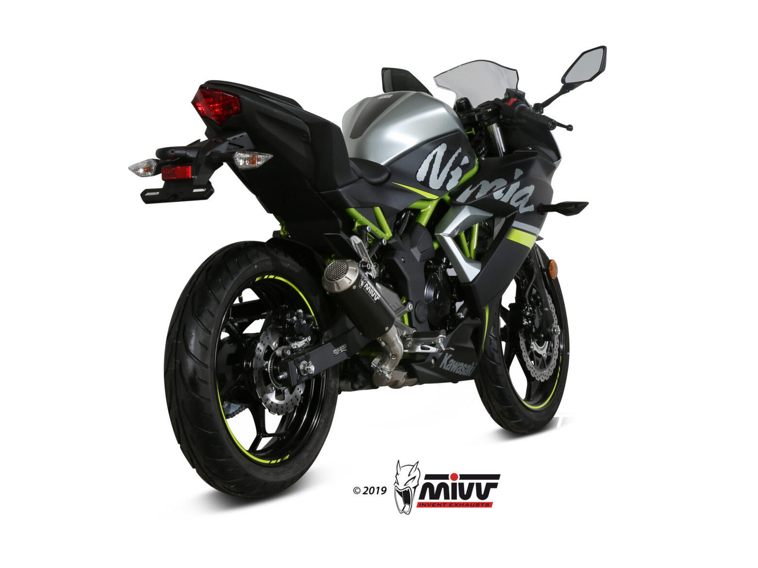 MIVV K.048 KAWASAKI NINJA 125 ( 2019+ ) Slip On Exhaust "MK3" (black; not approved) – Accessories in the 2WheelsHero Motorcycle Aftermarket Accessories and Parts Online Shop