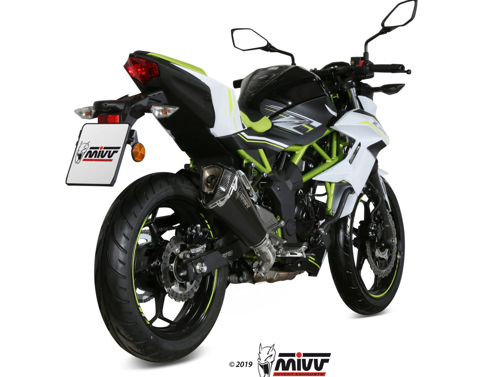 MIVV K.048 KAWASAKI Z 125 ( 2019+ ) Slip-on Exhaust "Delta Race" (black; approved) – Accessories in the 2WheelsHero Motorcycle Aftermarket Accessories and Parts Online Shop