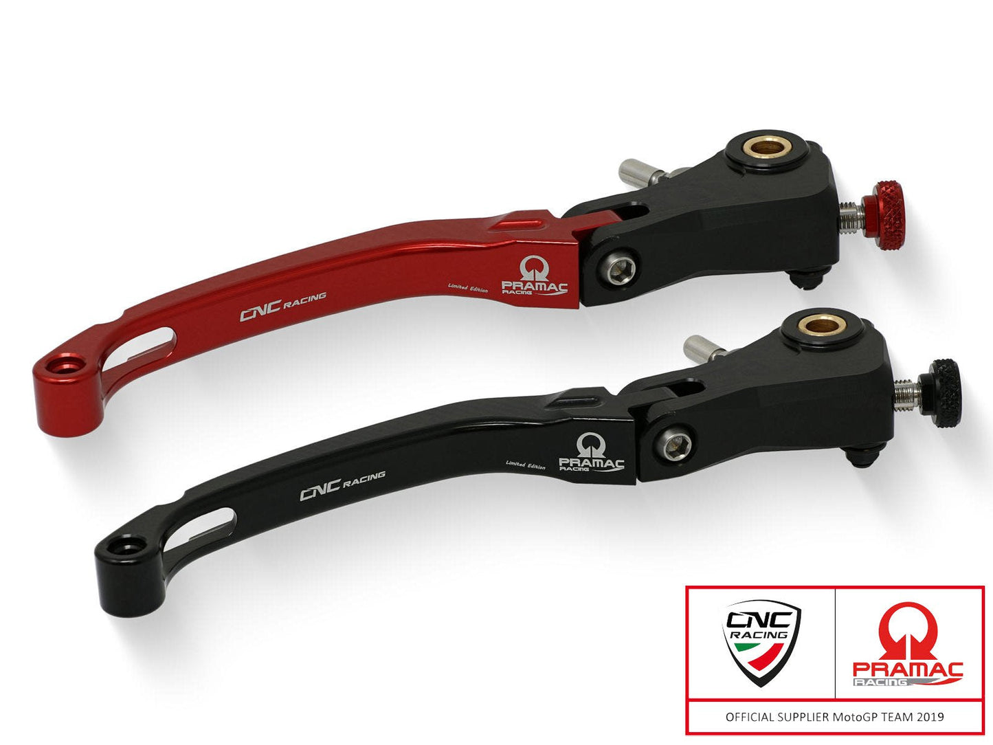 LBR04PR - CNC RACING Ducati / MV Agusta Folding Brake Lever (Pramac Racing Limited Edition)